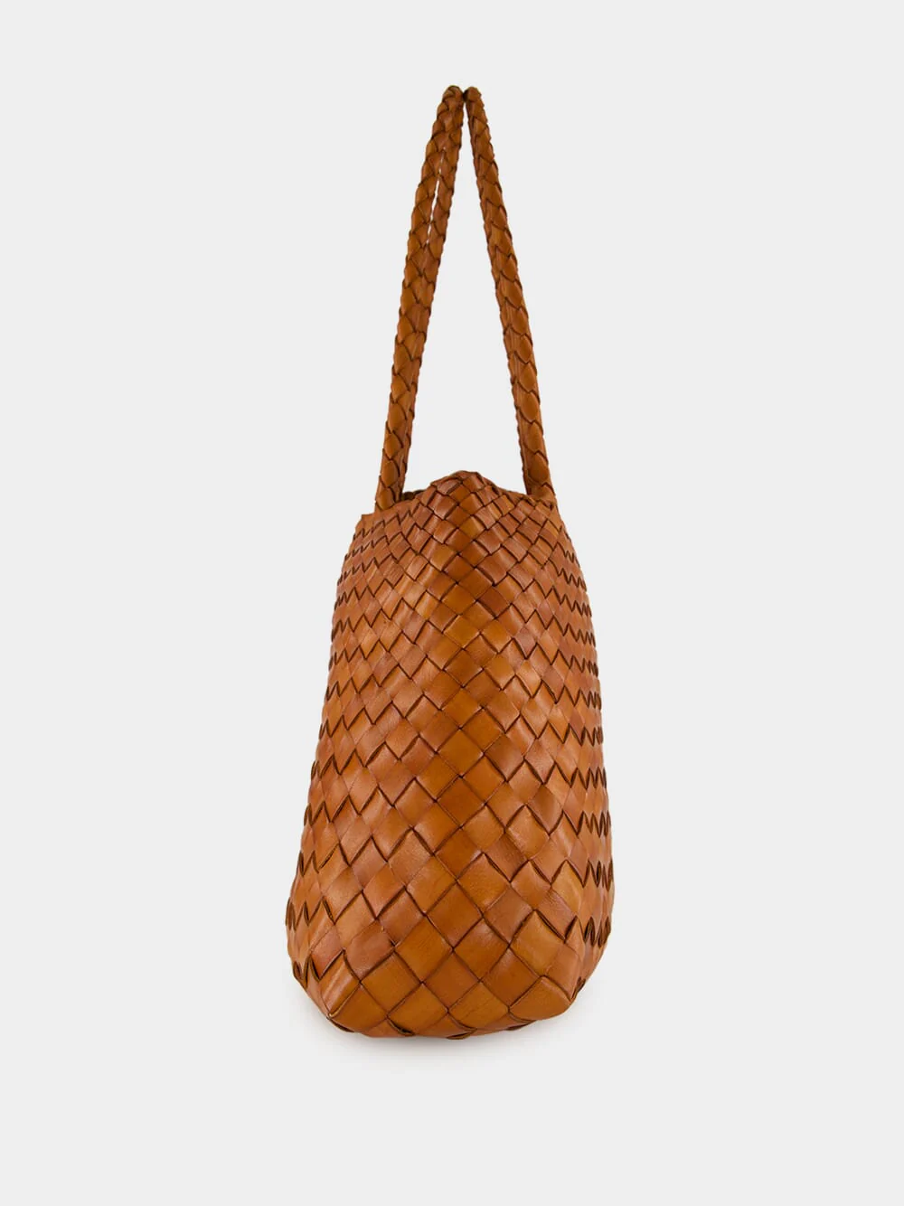 Santa Croce Big Basket Bag in Tan - Image 5