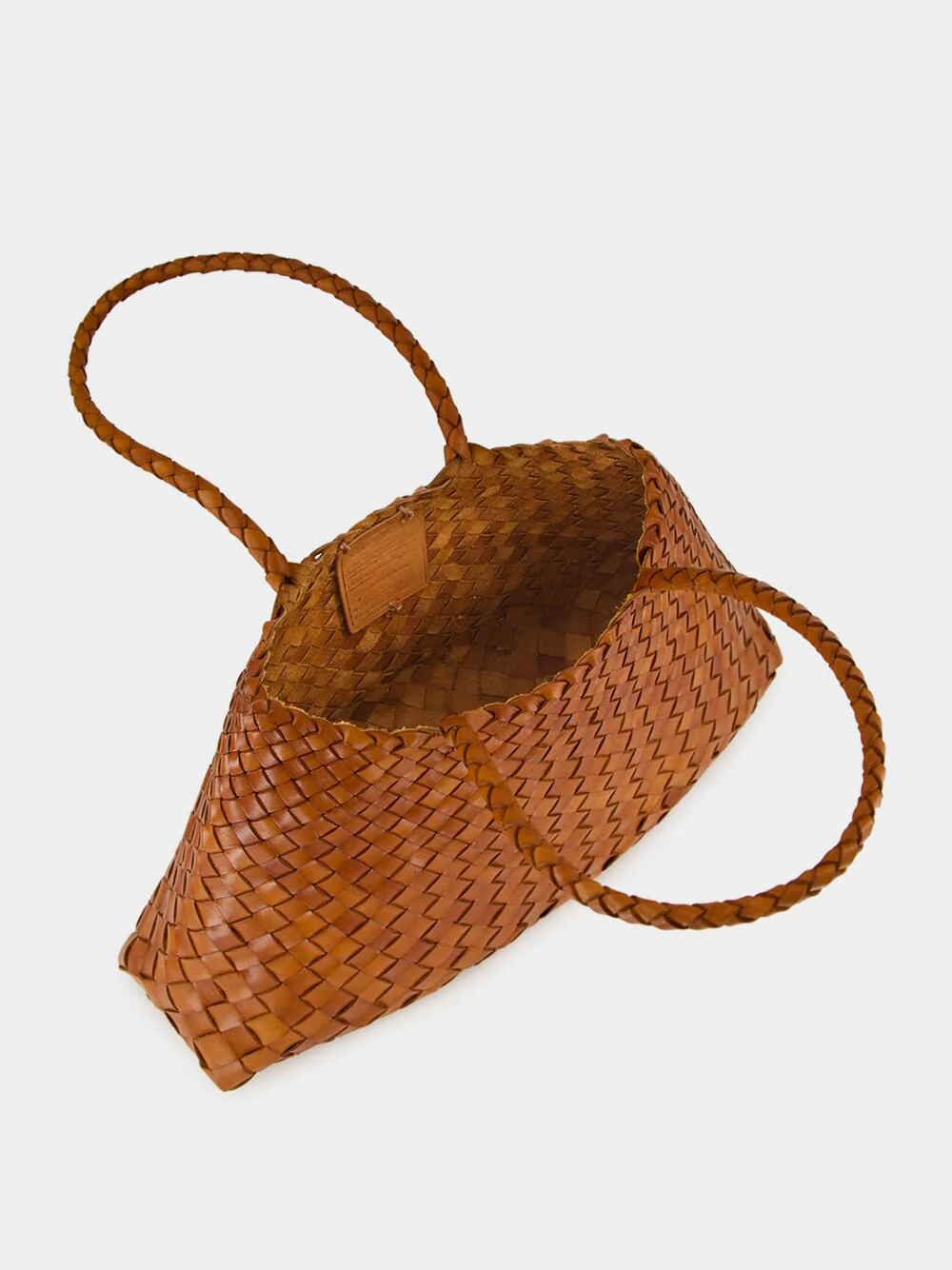 Santa Croce Big Basket Bag in Tan - Image 7