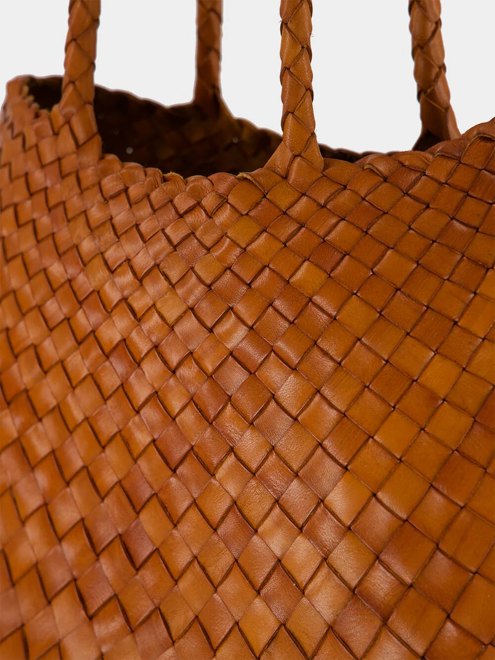 Santa Croce Big Basket Bag in Tan - Image 8