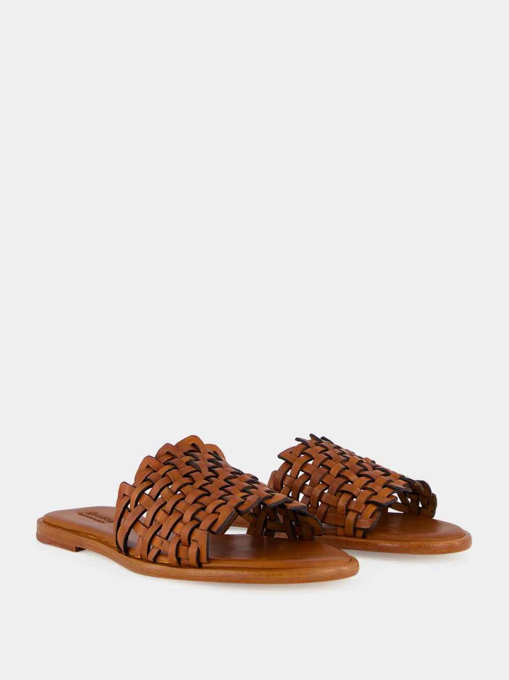 Tan Zig Zag Sandals - Image 3