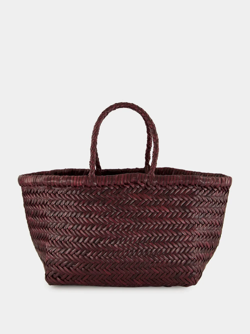 Triple Jump Small Basket Bag in Plum