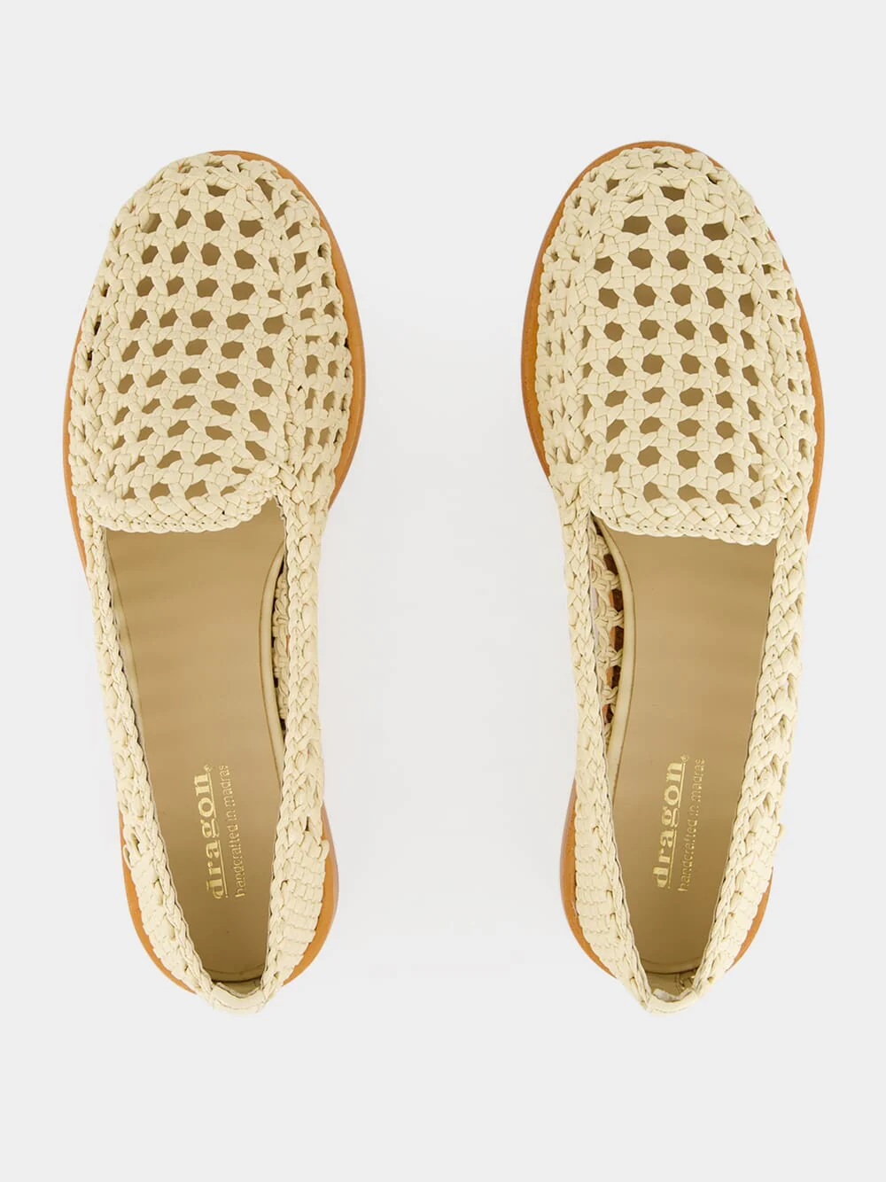 White XXL Dolly Leather Moccasins - Image 4