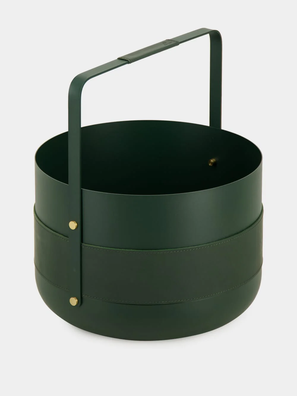 Emma Basket in Forest Green - Image 3