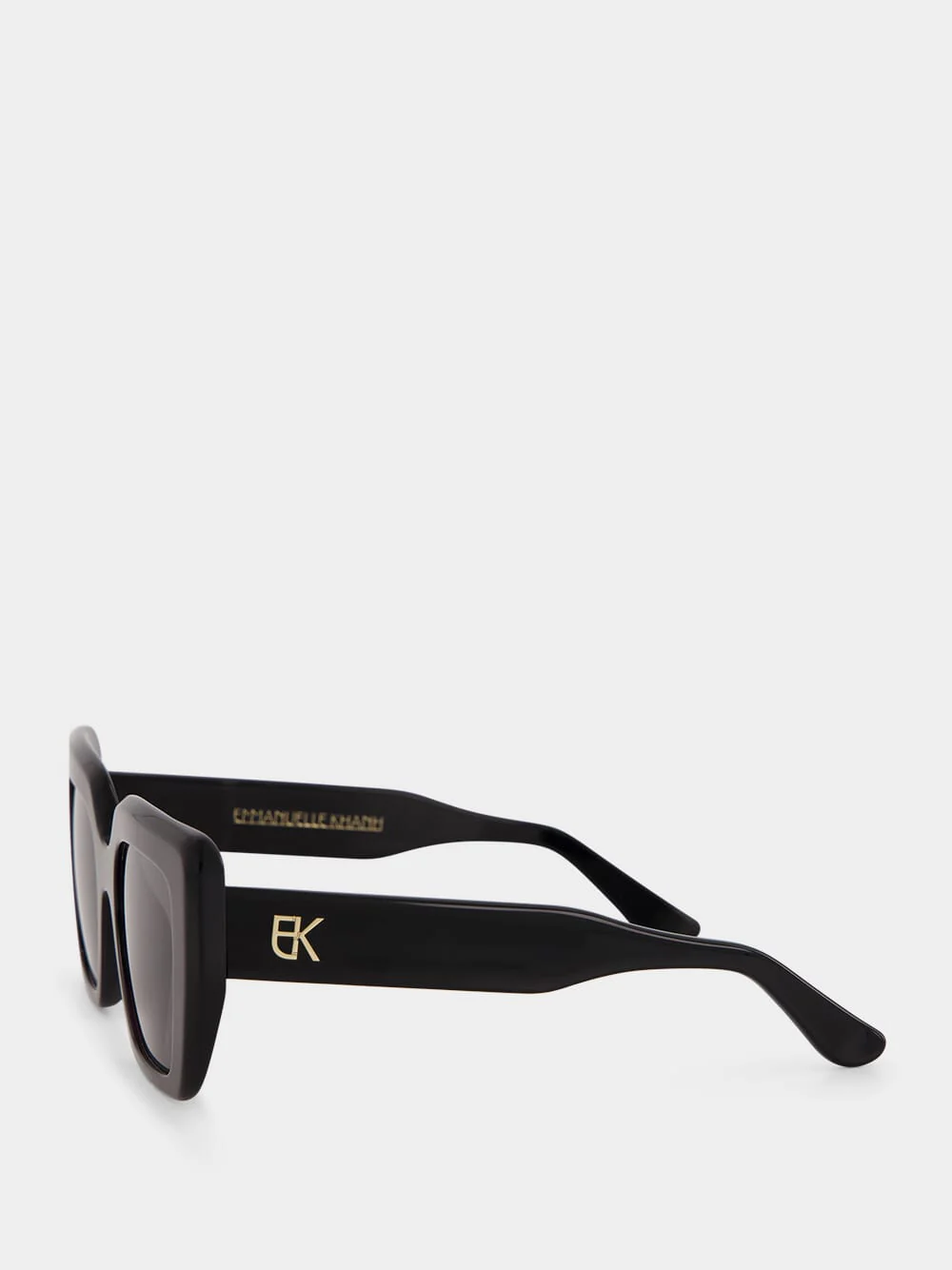 Glossy Noir Foxy Sunglasses - Image 3
