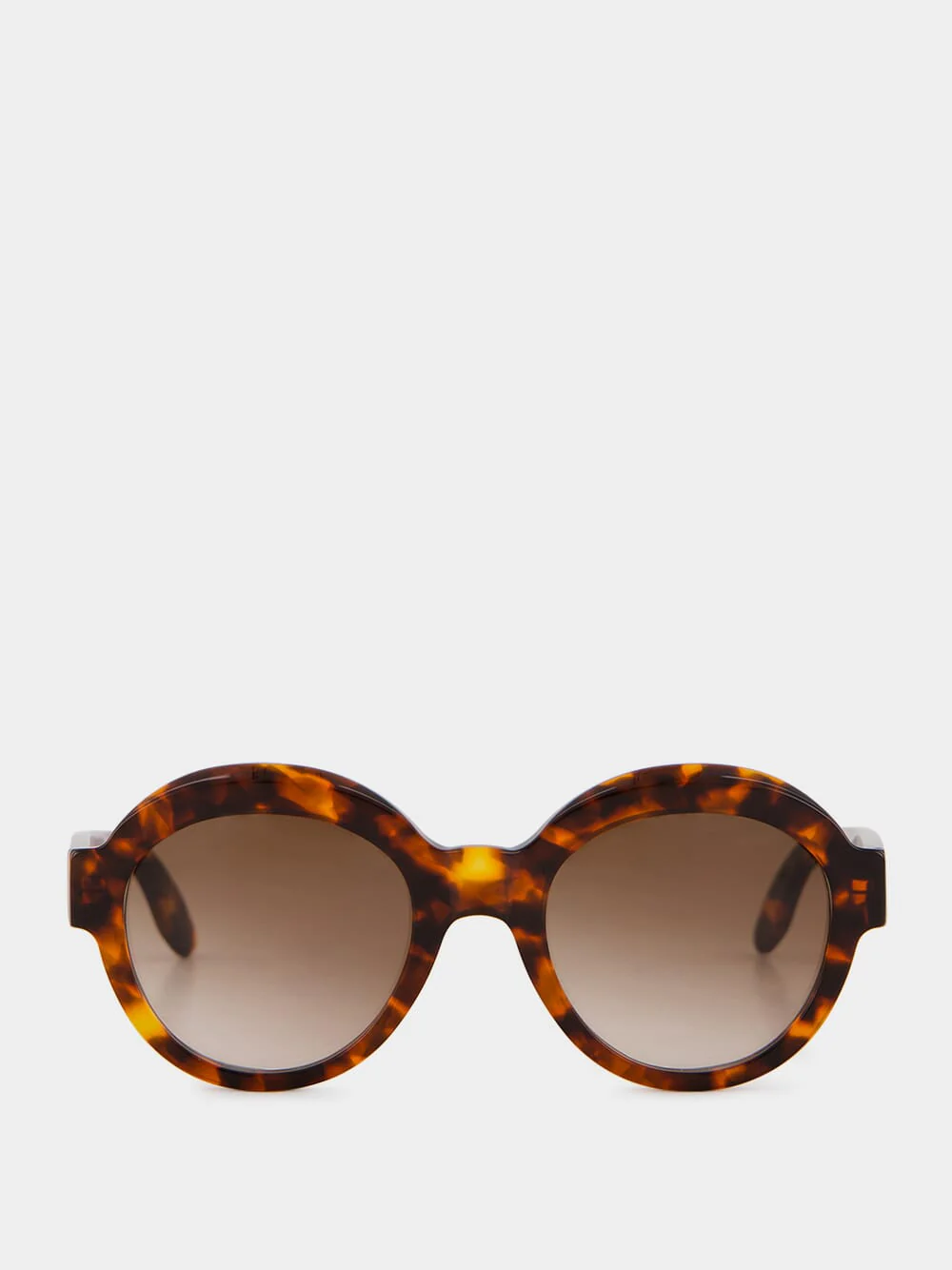 Tortoise Round Sunglasses in Ecaille Bronze