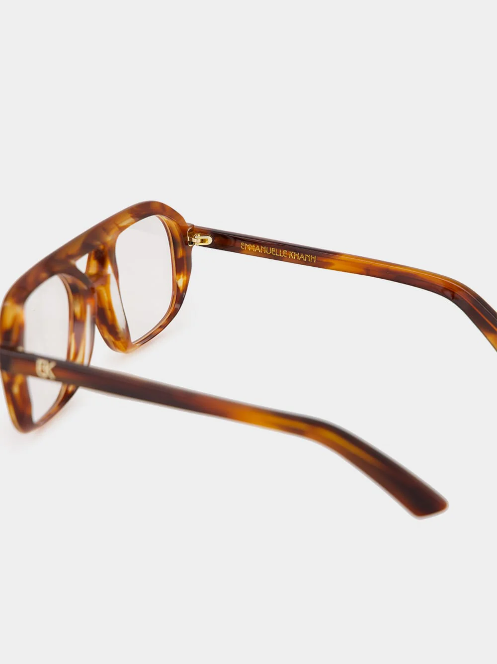 Flamme Havana Massa Acetate Eyeglasses - Image 4