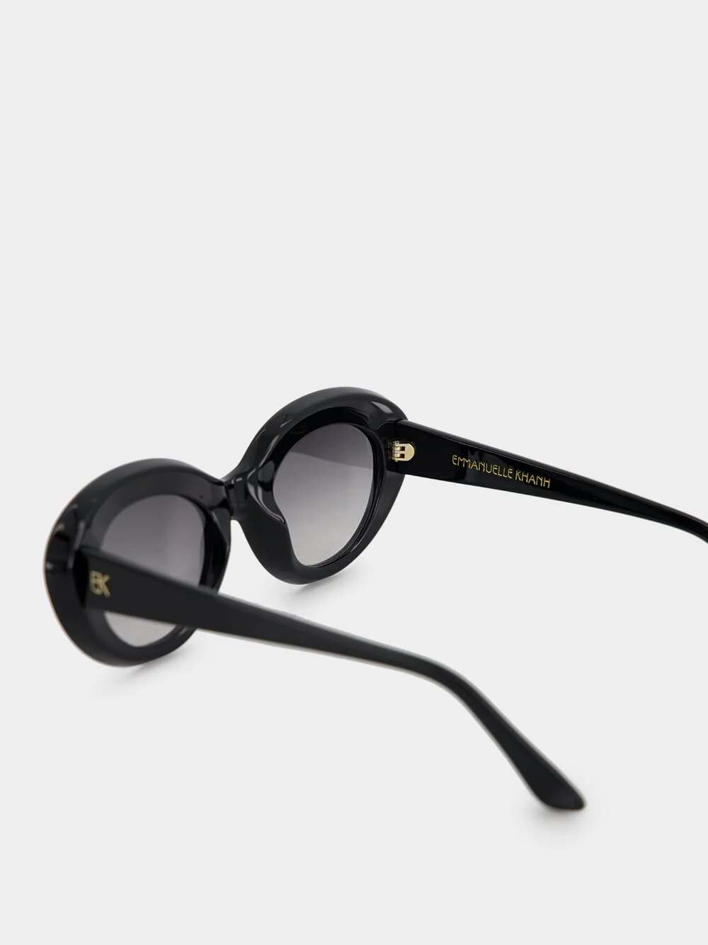 Gigi Black Cat-Eye Acetate Sunglasses - Image 4