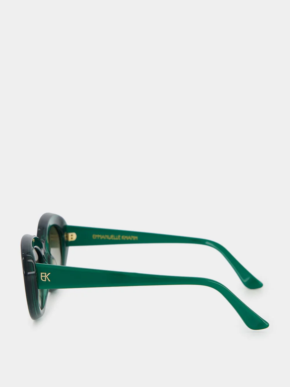 Gigi Green Cat-Eye Acetate Sunglasses - Image 3