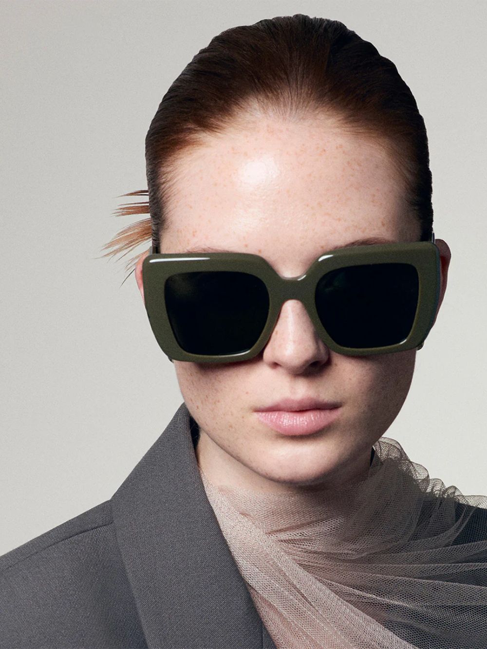 Olive Green Foxy Sunglasses