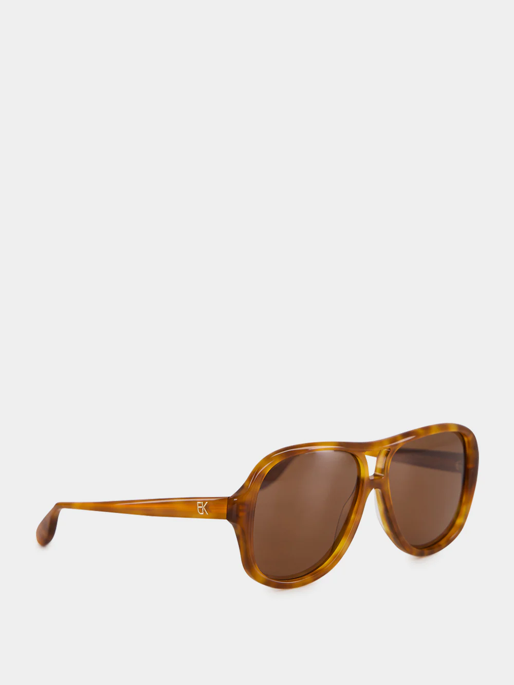 Brown Roma Aviator Sunglasses - Image 3