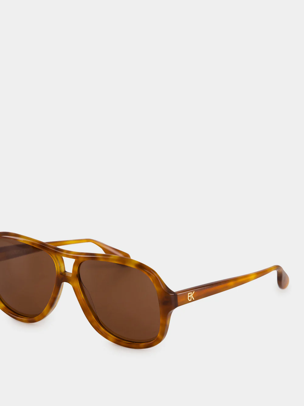 Brown Roma Aviator Sunglasses - Image 5