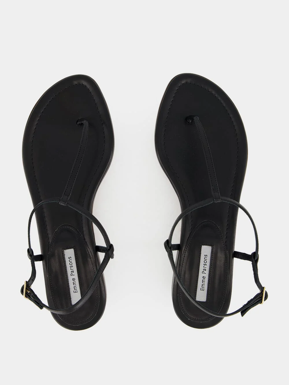 Black Calfskin Cecilia Sandals - Image 4