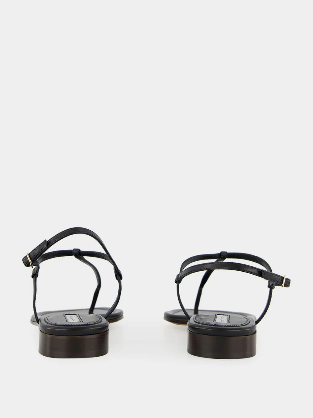 Black Calfskin Cecilia Sandals - Image 5