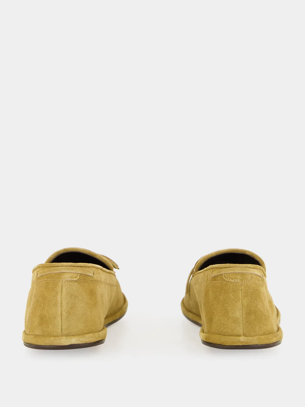 Taupe Suede Parker Moccasins - Image 6