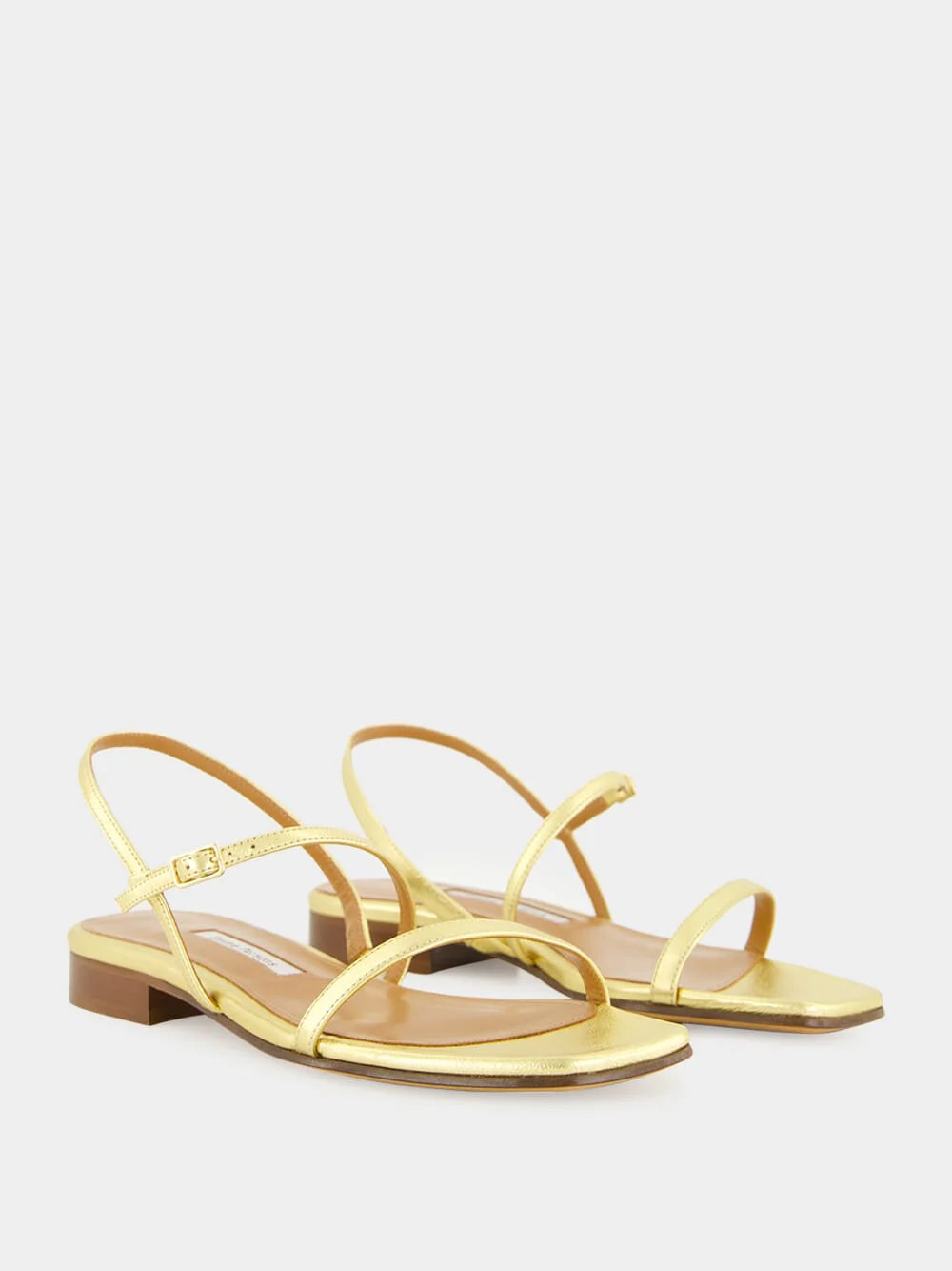 Washed Gold Hope Nappa Sandals - Image 2