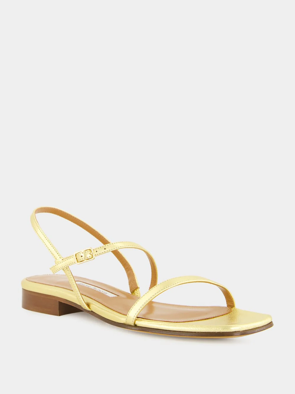 Washed Gold Hope Nappa Sandals - Image 3