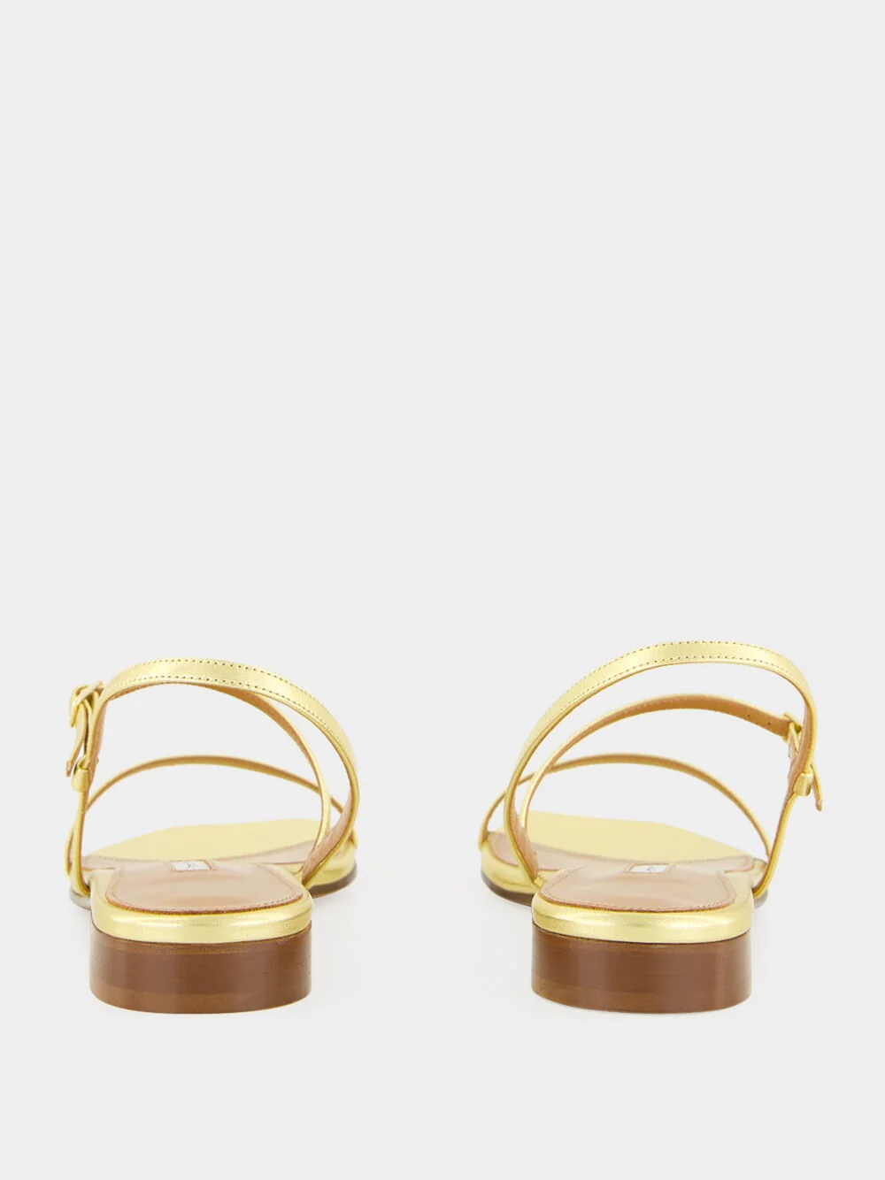 Washed Gold Hope Nappa Sandals - Image 5