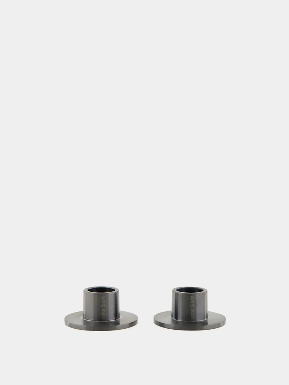 Black Small Candle Holders Set of 2 - Image 2