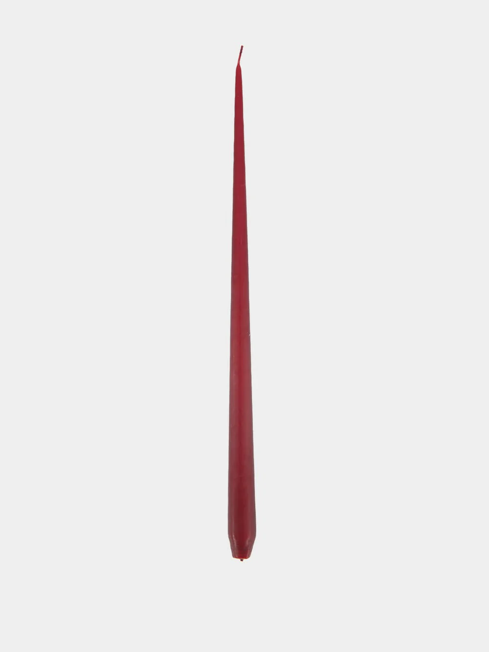 Taper Candle 42cm deep wine