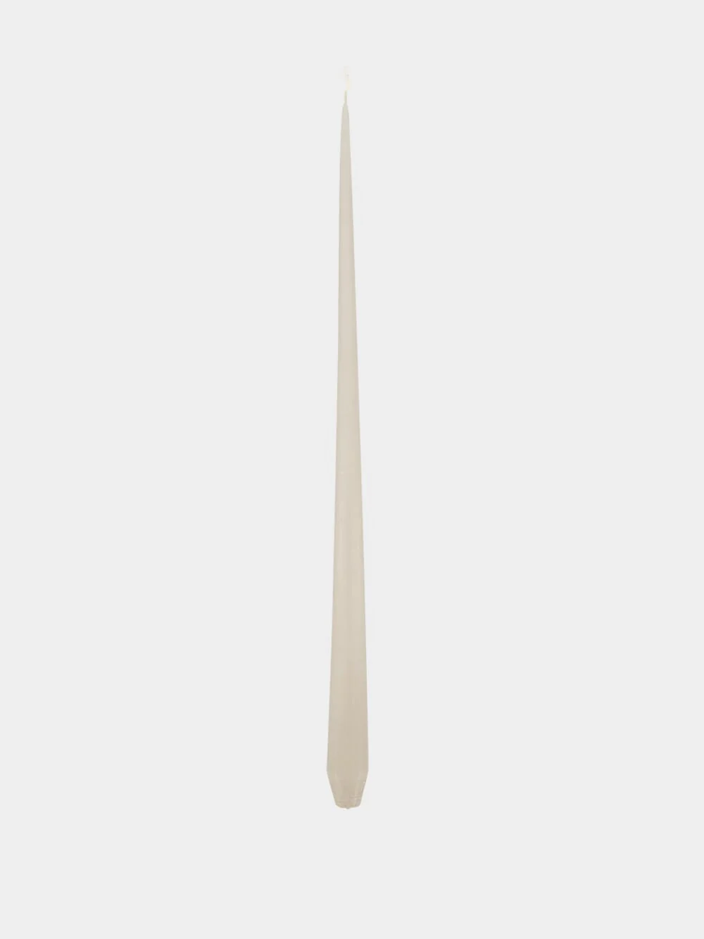 Taper Candle 42cm linen grey
