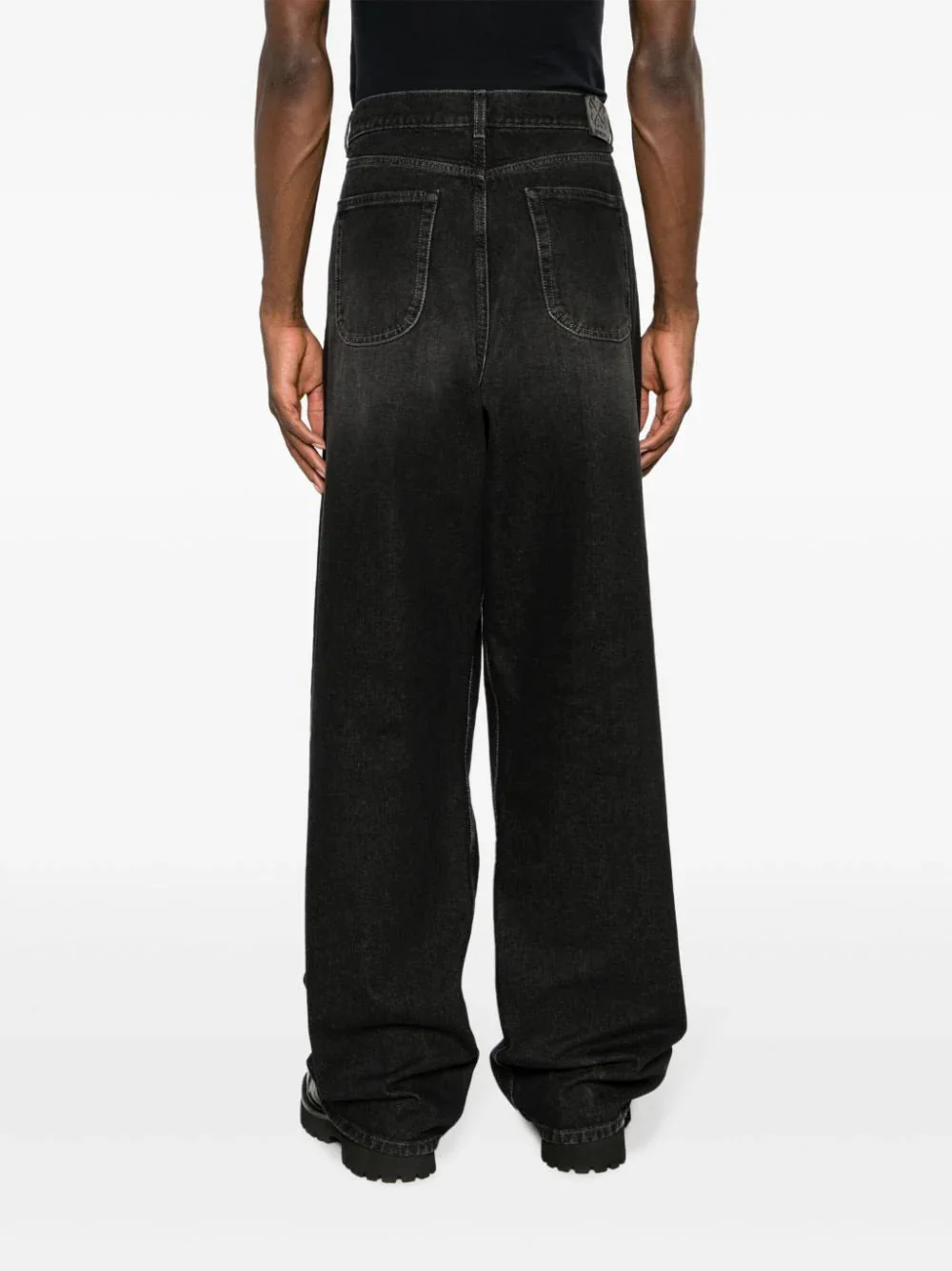 Eyelet Wide-Leg Jeans - Image 4