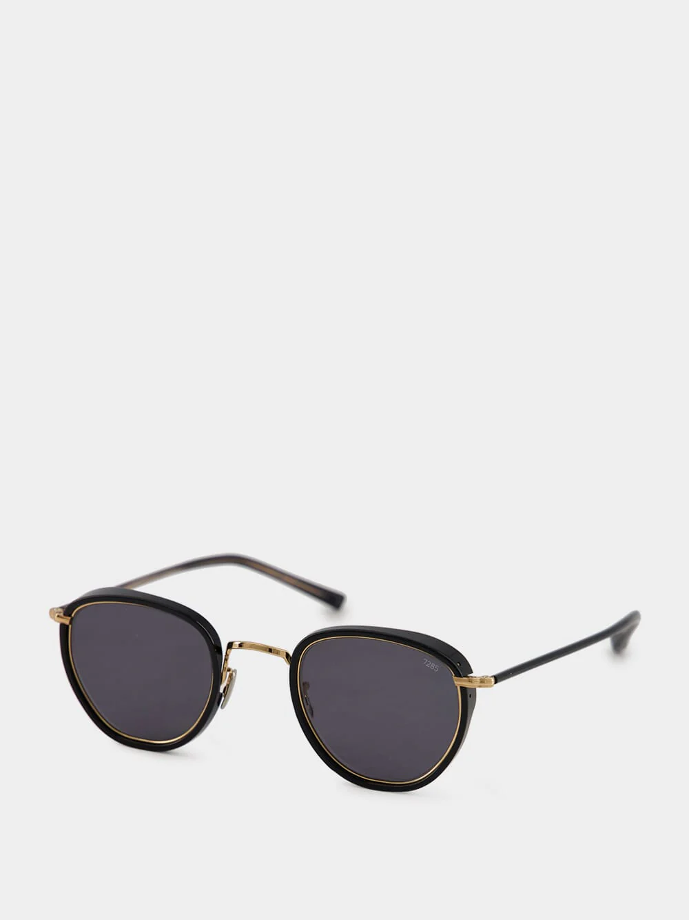 Black 717E Round Sunglasses - Image 4