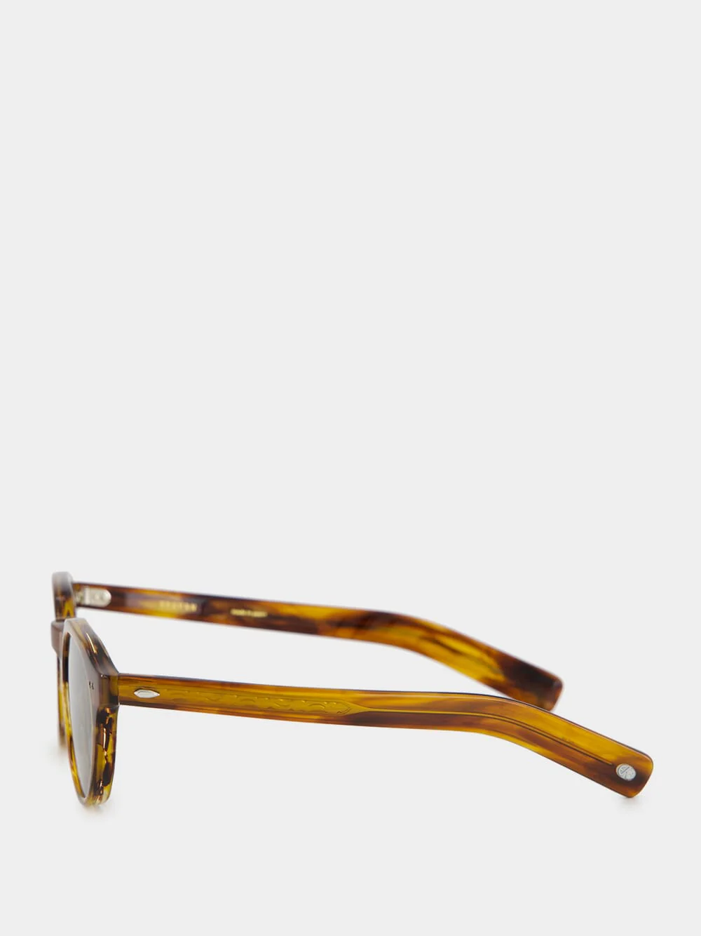 French Tortoise Lubin Round Acetate Sunglasses - Image 3
