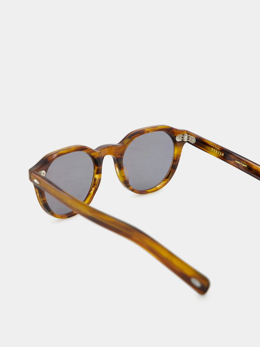 French Tortoise Lubin Round Acetate Sunglasses - Image 4