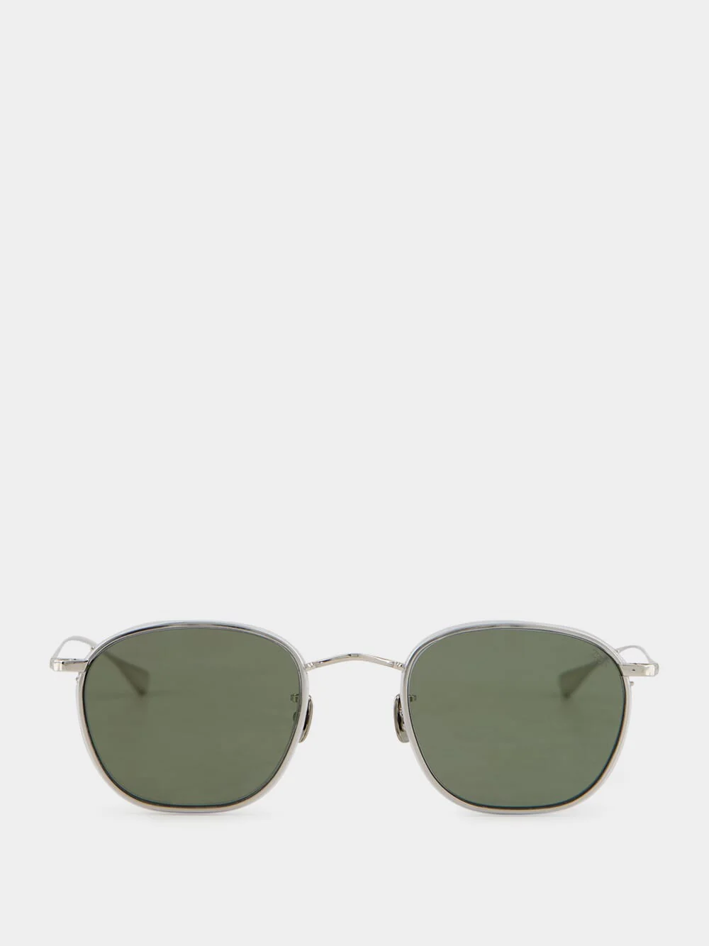 Silver 108 Round Sunglasses