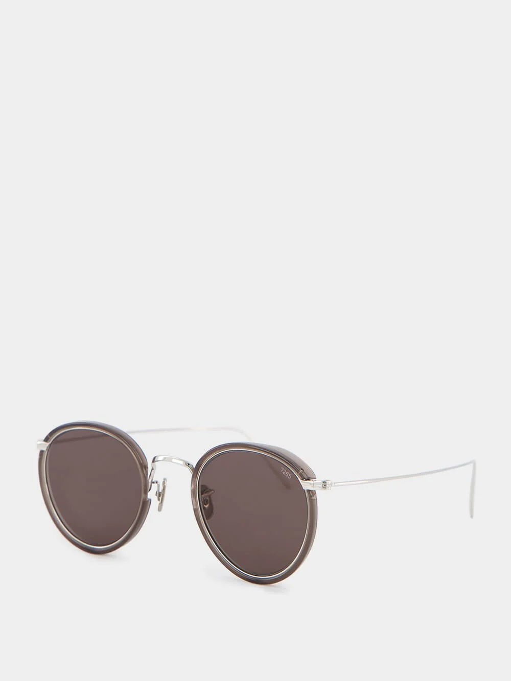 717E Brown Round Sunglasses - Image 3