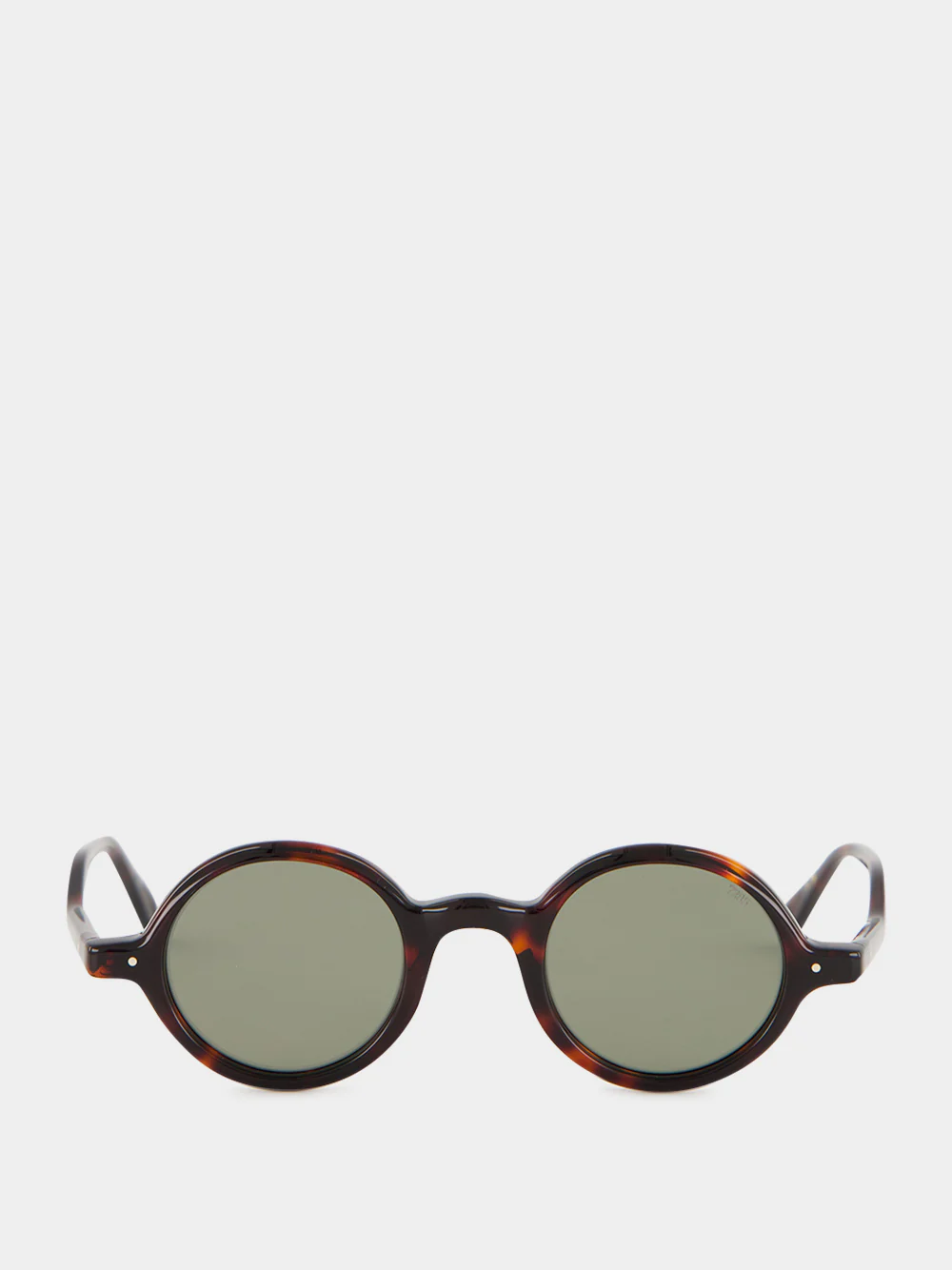 Tortoise 347E Round Acetate Sunglasses
