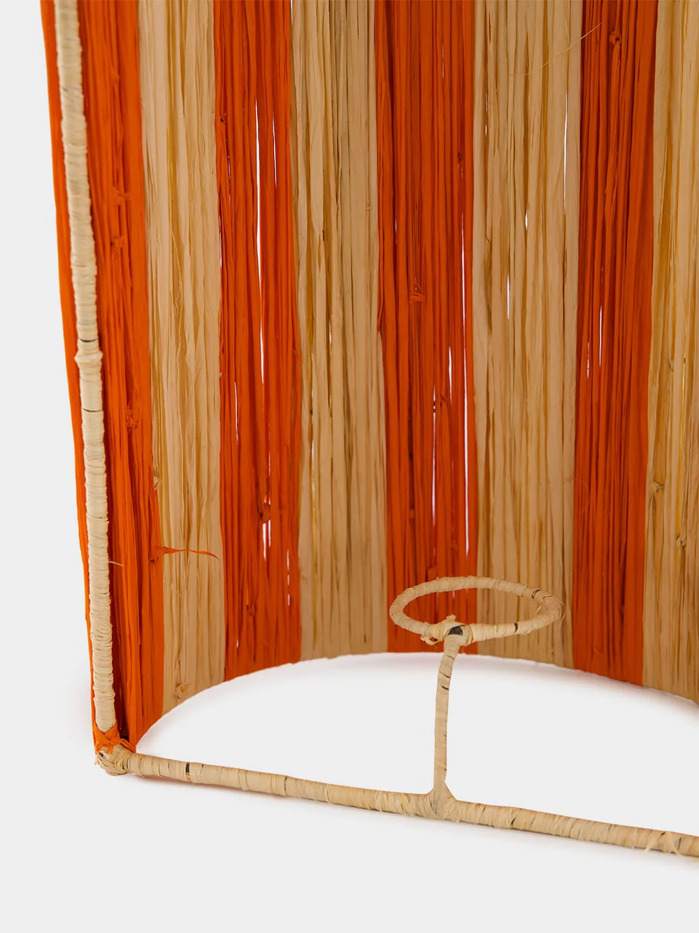 Large Orange Striped Wall Sconce - Image 3