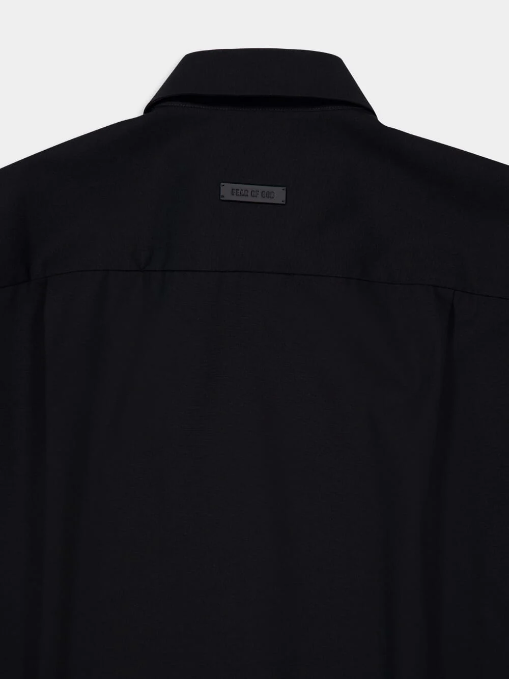Black Oxford Short Sleeve Shirt - Image 5