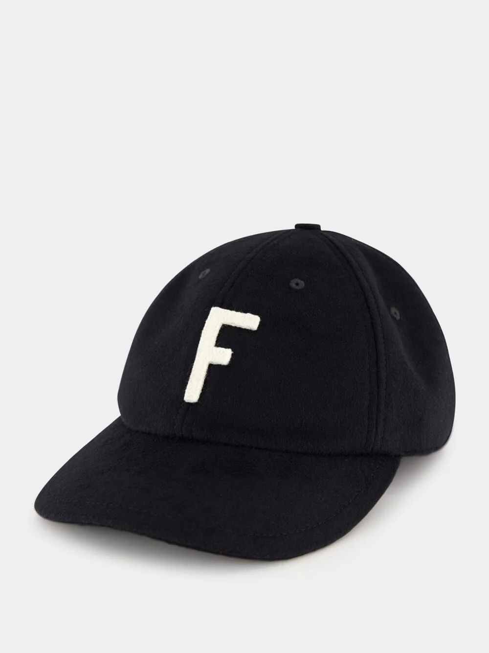 Black Wool Baseball Cap