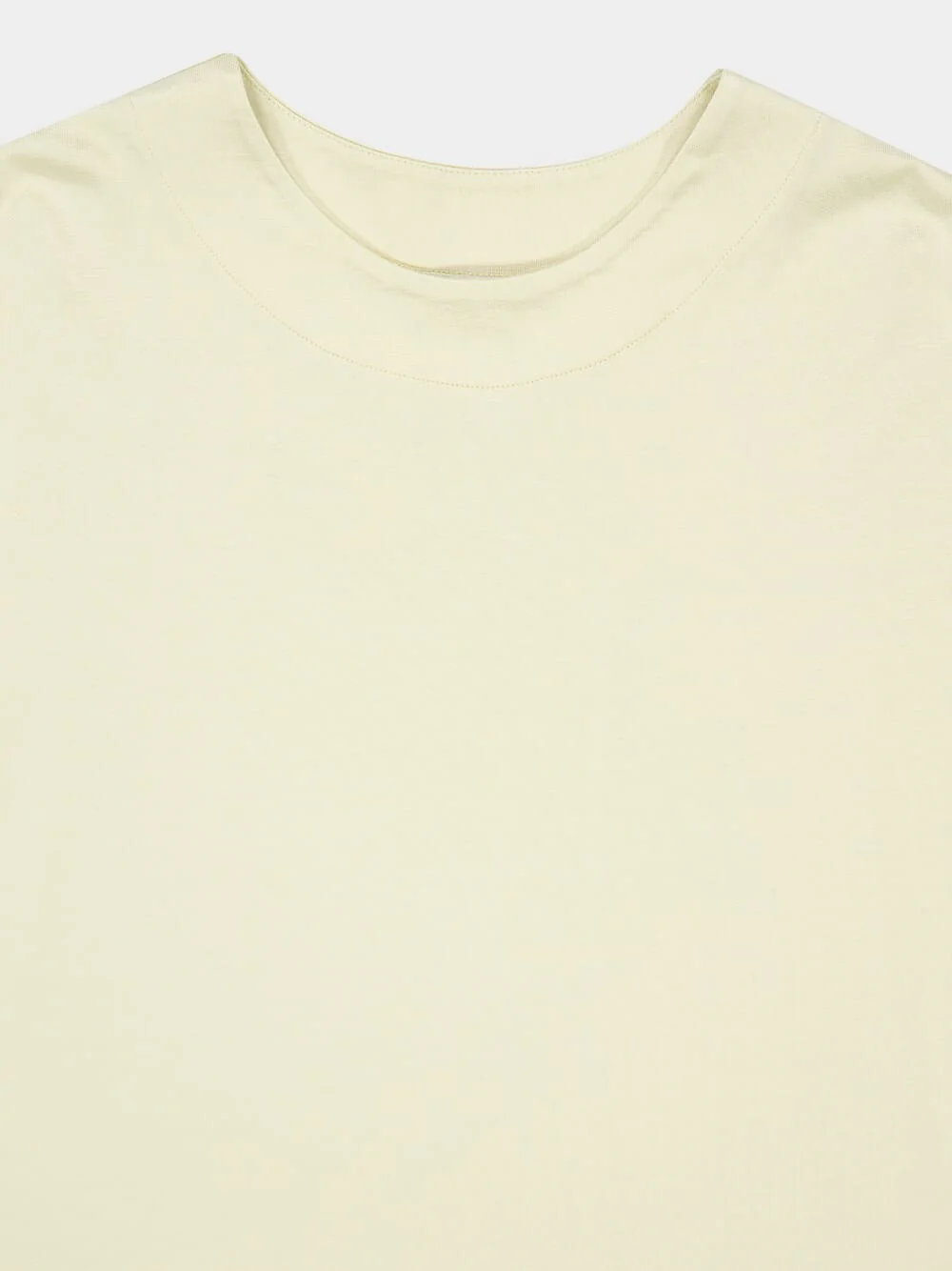 Dirty Ivory Cotton Rayon Washed T-Shirt - Image 3
