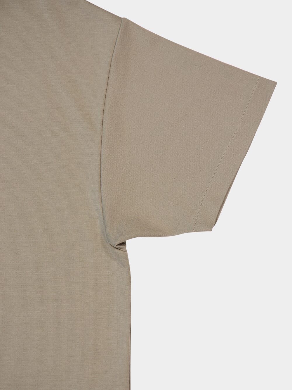 Dusty Beige Milano Short Sleeve T-Shirt - Image 4
