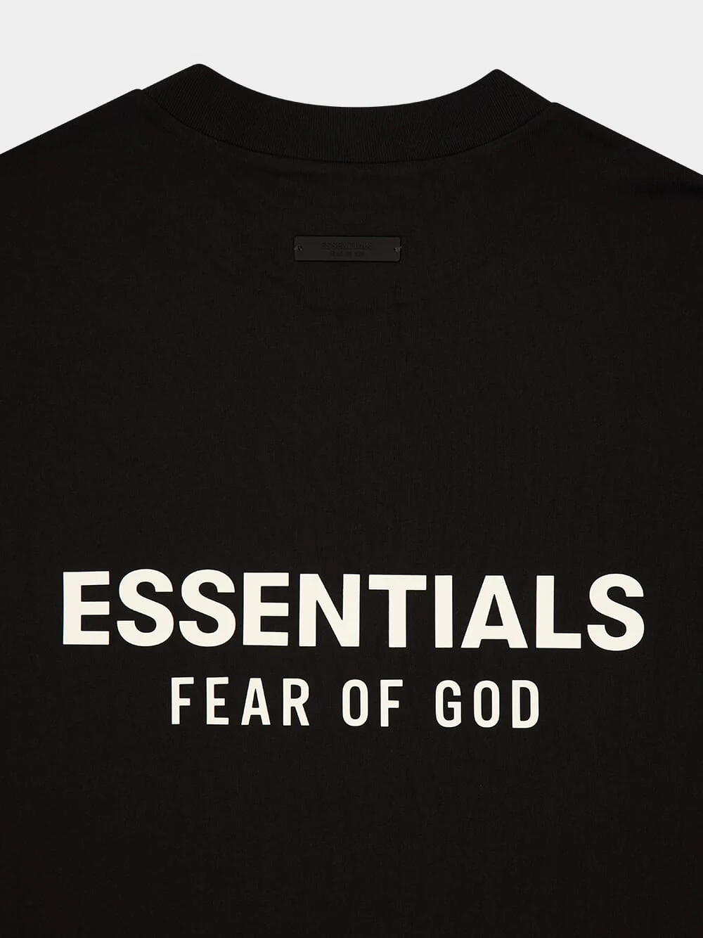 Black Essentials Logo T-Shirt - Image 4