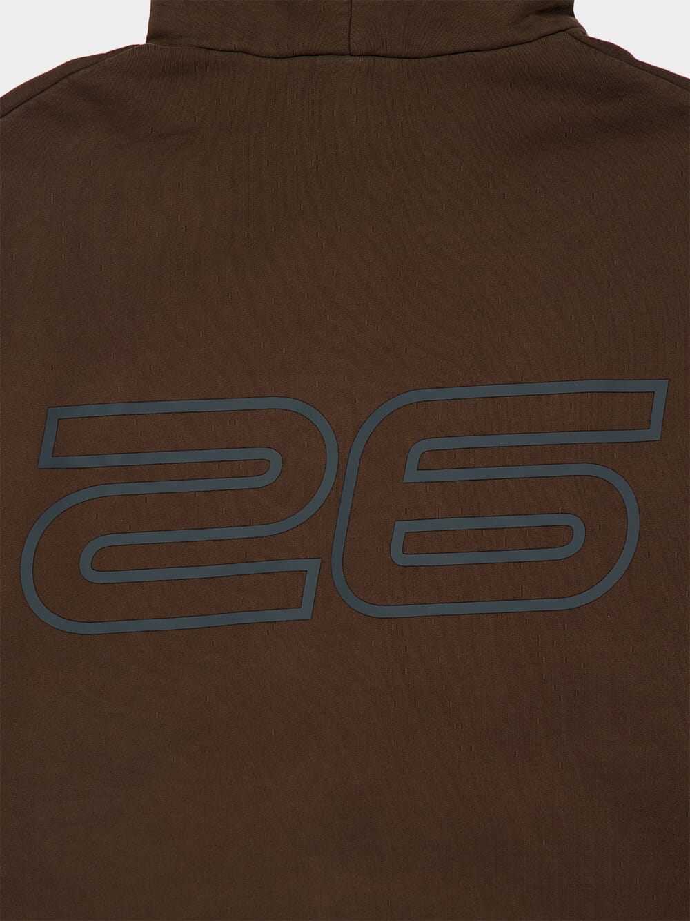 Brown Heavy Fleece 90s Hooded Sweatshirt - Image 5