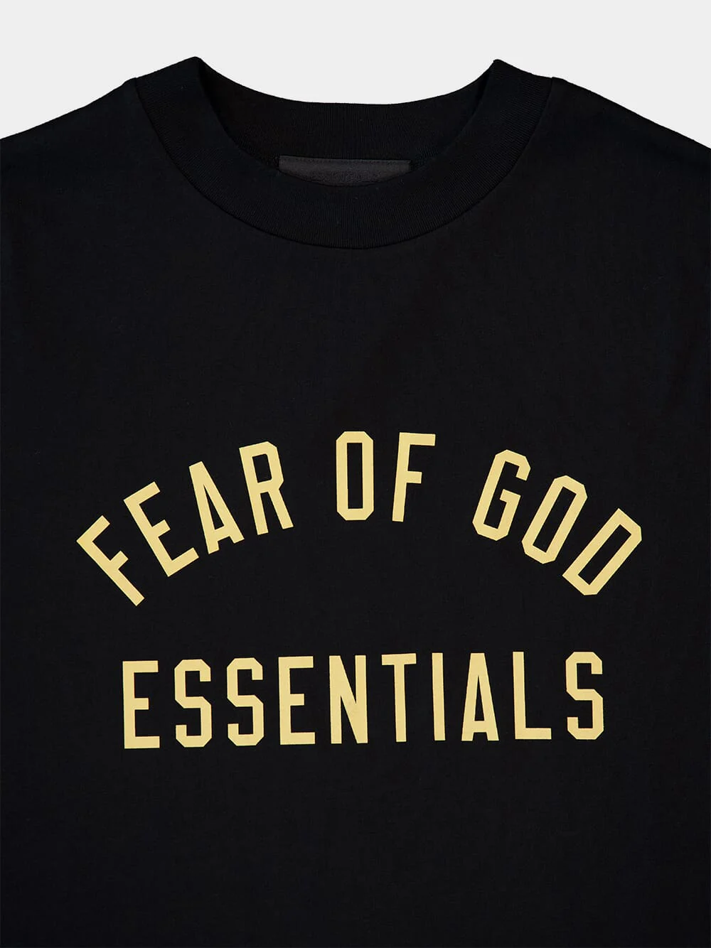 Black Essentials Jersey T-Shirt with Logo - Image 3