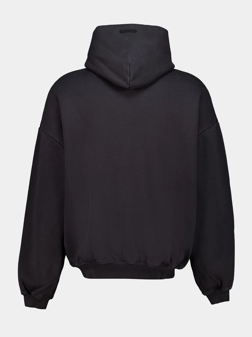 Faded Black Campus 90s Hooded Sweatshirt - Image 2