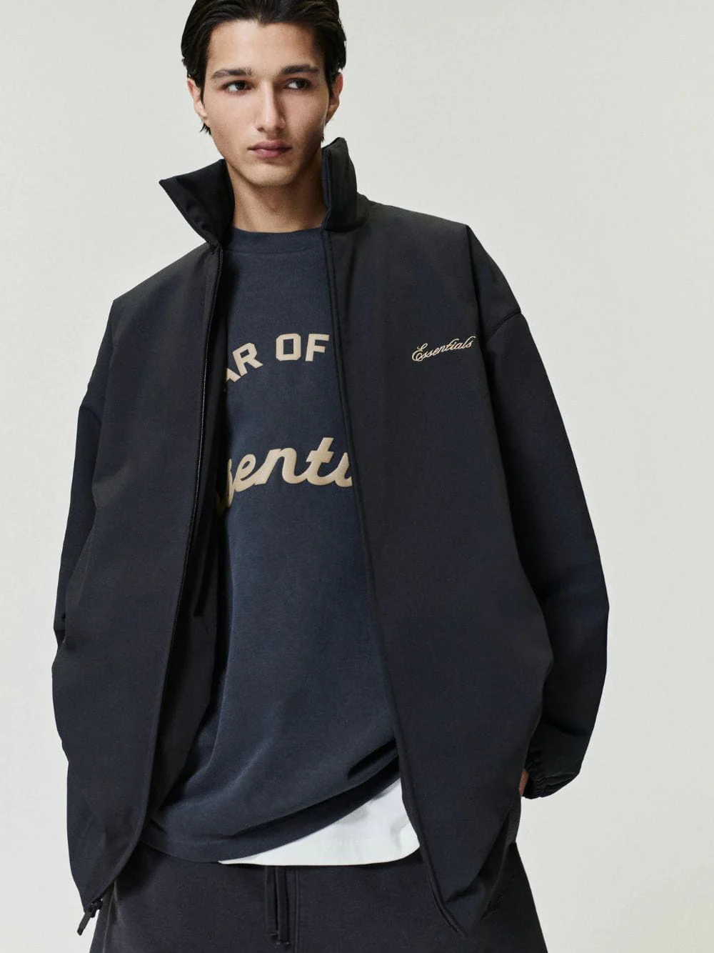 Faded Iron Grey Training 90s T-Shirt - Image 2