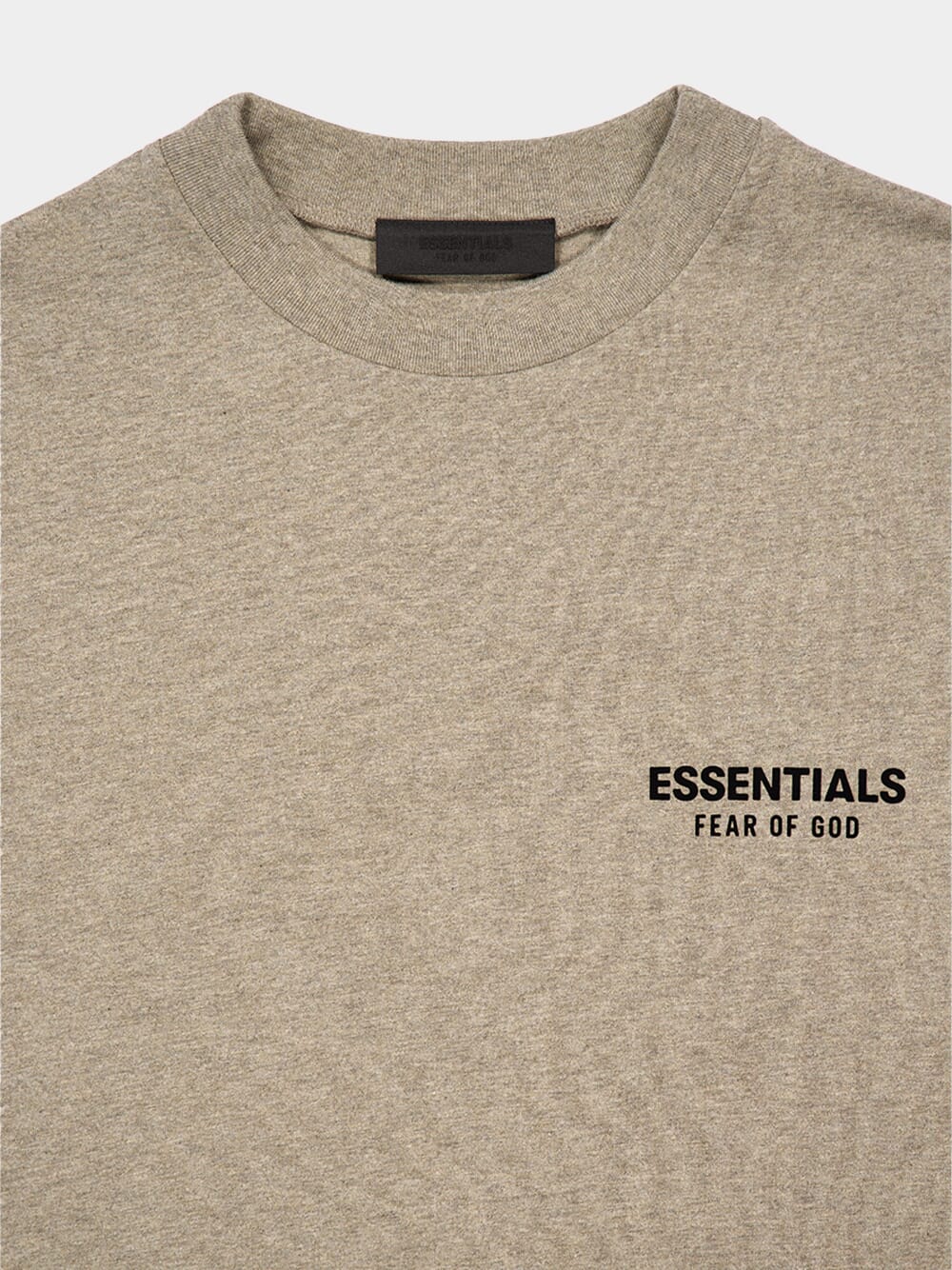 Heather Gray Essentials Logo T-Shirt - Image 3