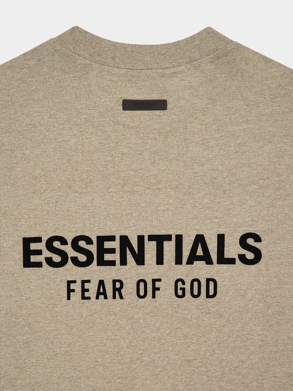 Heather Gray Essentials Logo T-Shirt - Image 4