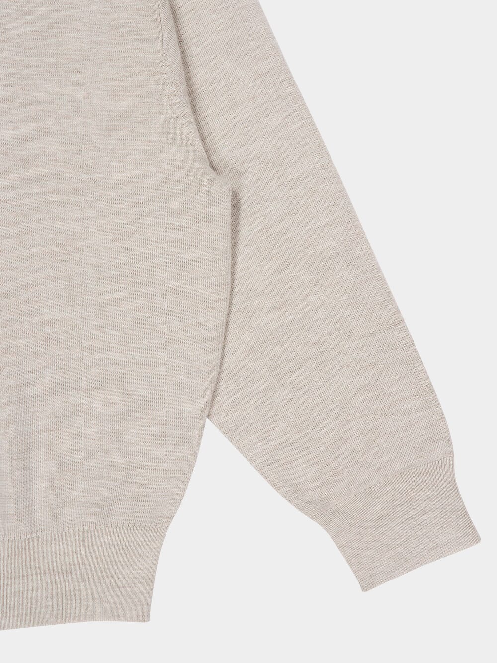 Heather Stone Sweater Crewneck Knit in Merino Wool - Image 4