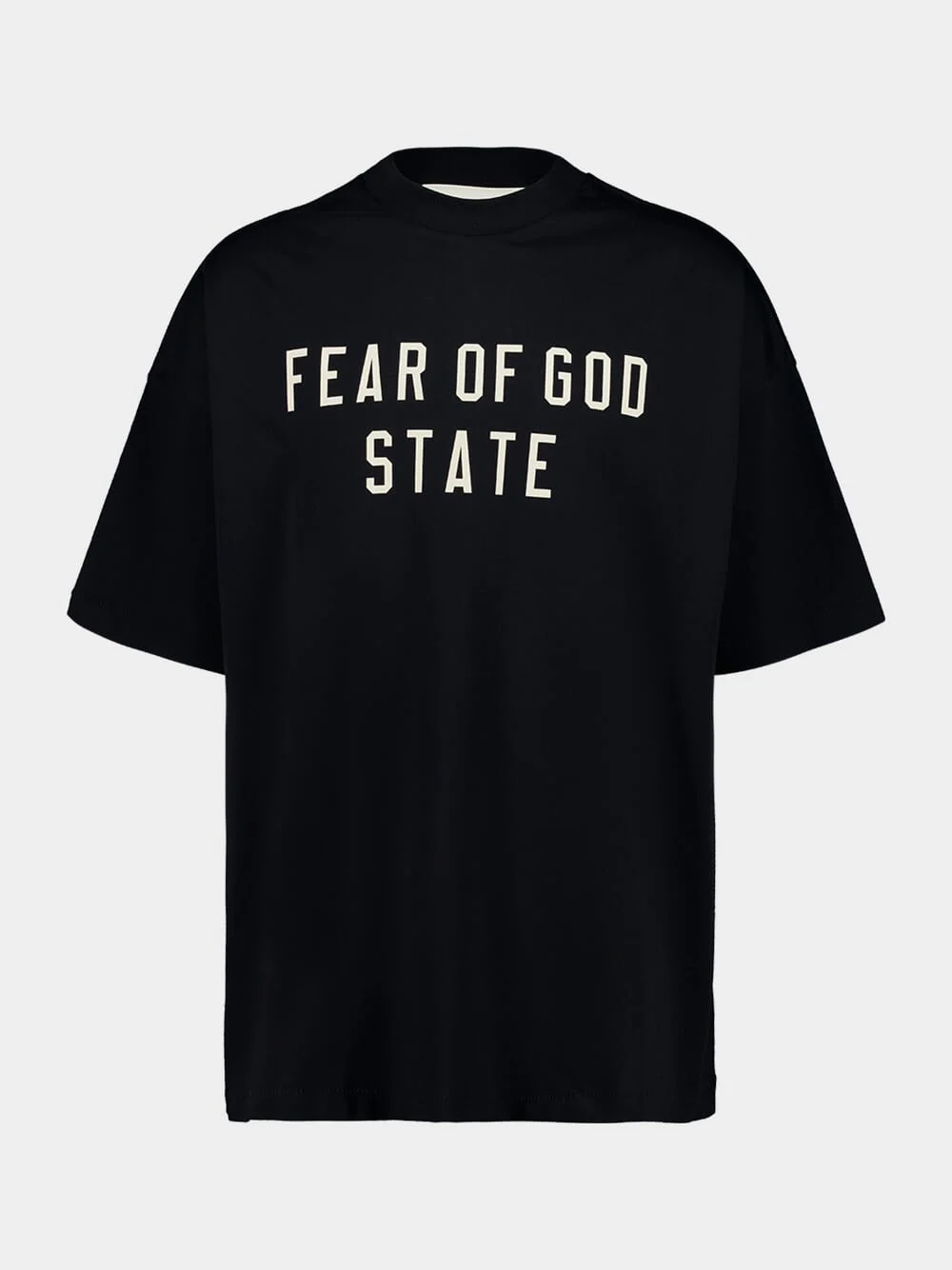 Jet Black T-Shirt Oversized 90s Fit Knit