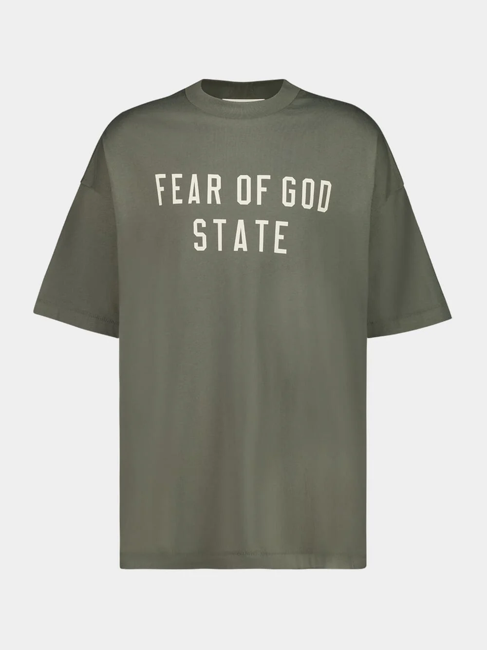 Moss Grey T-Shirt Oversized 90s Fit Knit