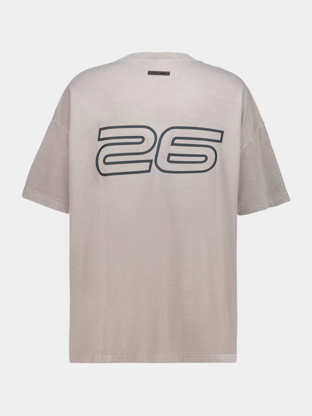 Smoke Grey 90s Oversized T-Shirt - Image 2