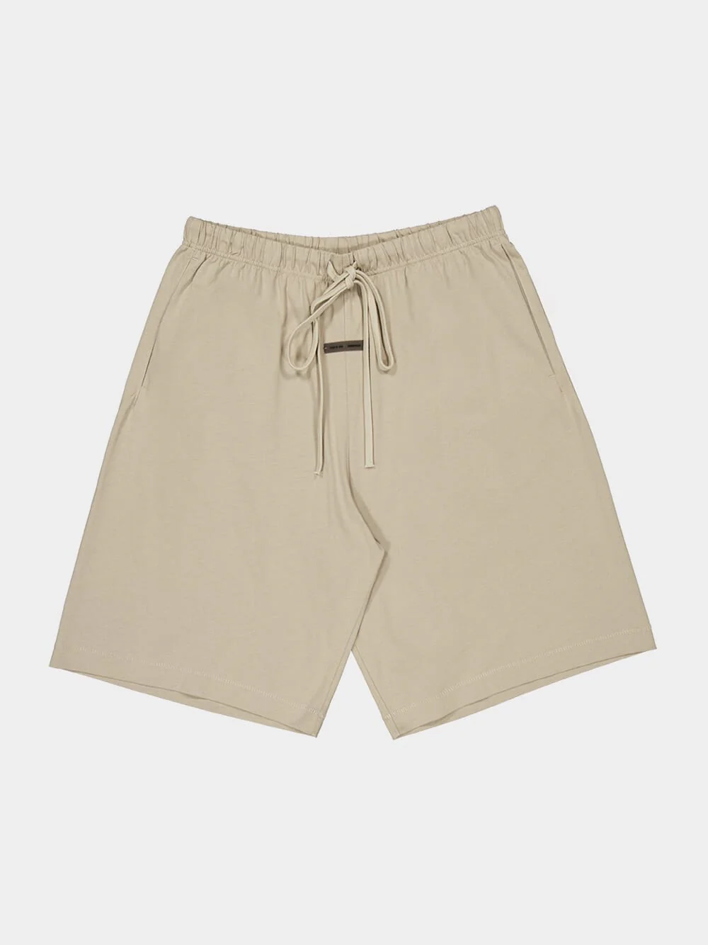 Timber Beige Jersey Cotton Shorts - Image 4