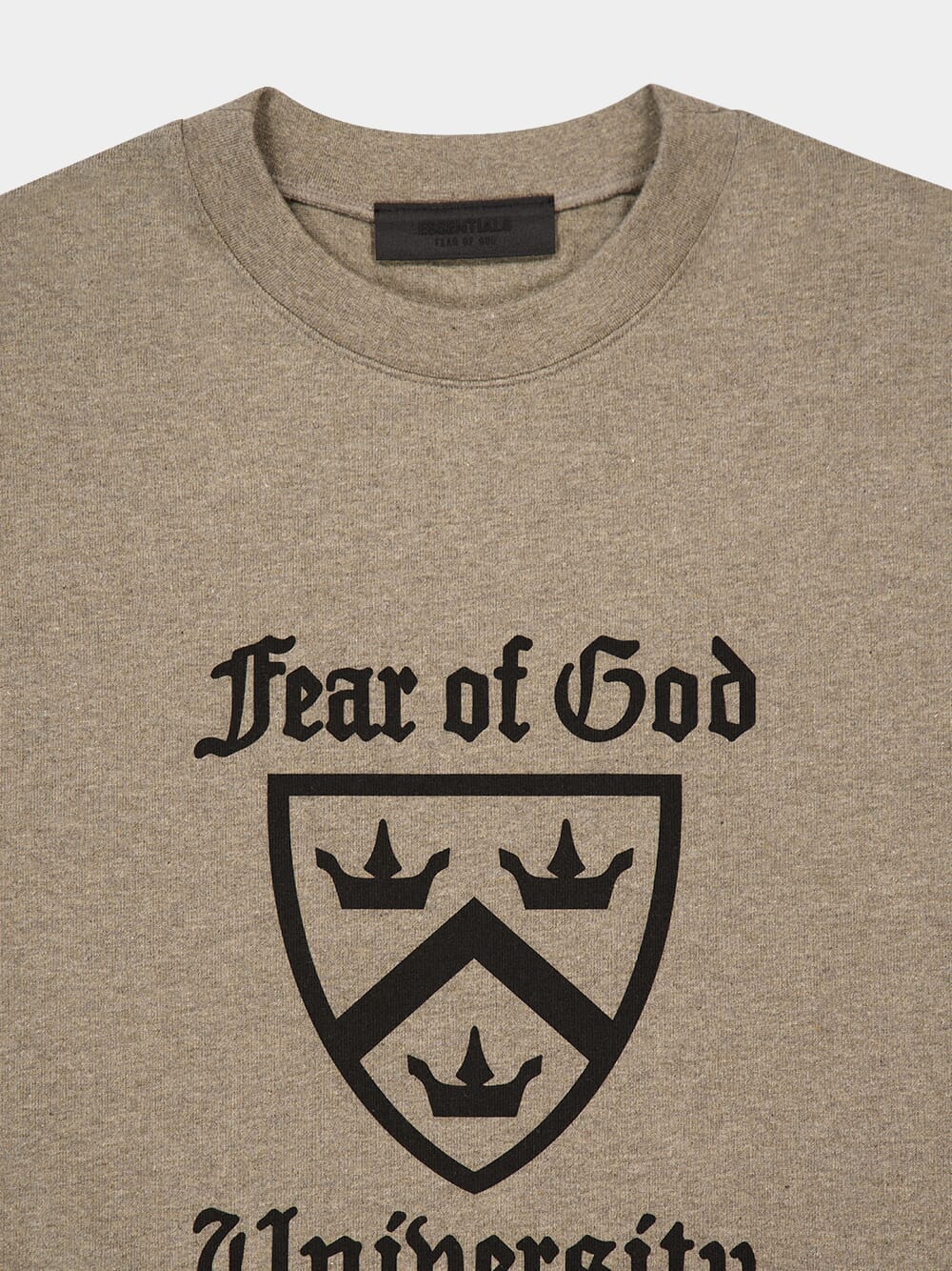 University Heather Gray Cotton T-Shirt - Image 3