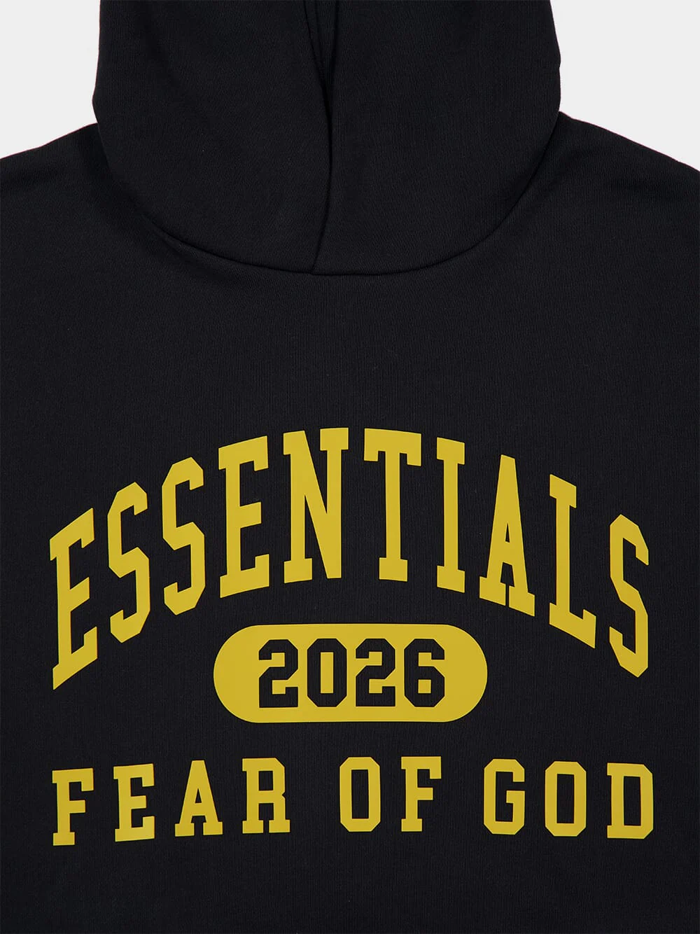 Vintage Black Classic Fleece Hooded Sweatshirt - Image 4